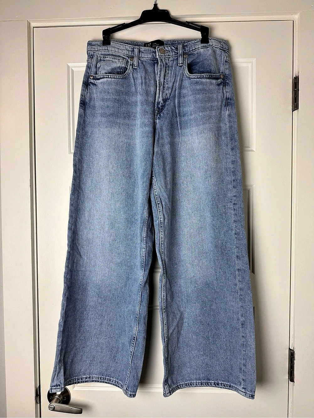Gap High Rise Wide-Leg Jeans Blue 12